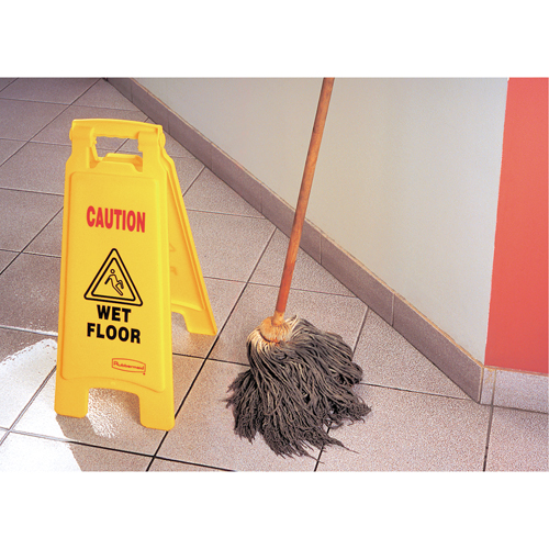 "Wet Floor" Safety Signs, English with Pictogram Southpoint Industrial Supply