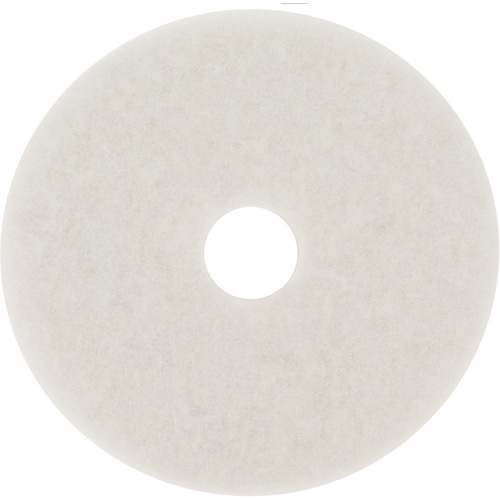 Tampon de polissage pour planchers, 18", Polissage, Blanc Southpoint Industrial Supply