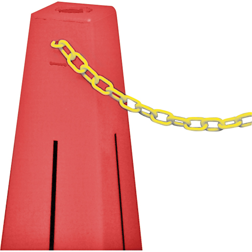 Traffic Cones - Accessories, Yellow, 2" Link, 20' Length Southpoint Industrial Supply