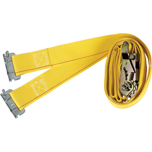 Logistic Straps, Ratchet, 2" W x 16' L, 1000 lbs. (454 kg) WLL Southpoint Industrial Supply