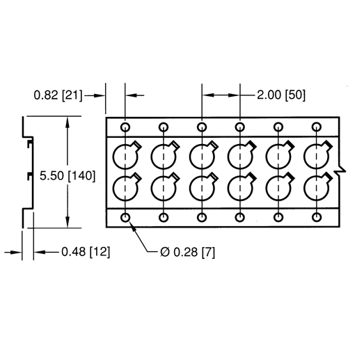 Rails logistiques-Rail horizontal de s&eacute;rie E Southpoint Industrial Supply