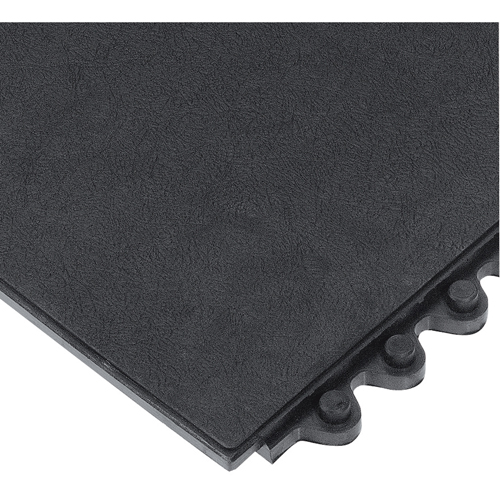 24/Seven&reg; Matting, Rubber, 3' W x 3' L, 5/8" Thick, Black Southpoint Industrial Supply
