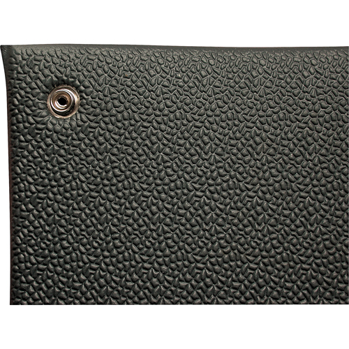 Tapis Comfort-King antistatique, 3' la x 60' lo x 3/8" &eacute;p, Rugueux, Gris Southpoint Industrial Supply
