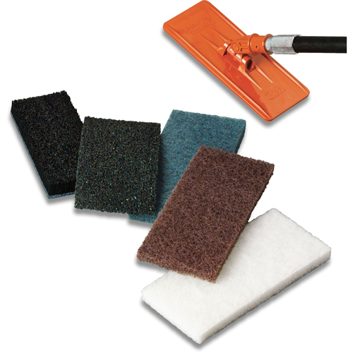 Doodlebug Scrub 'n Strip Pad, 10" L x 4-6/10" W Southpoint Industrial Supply