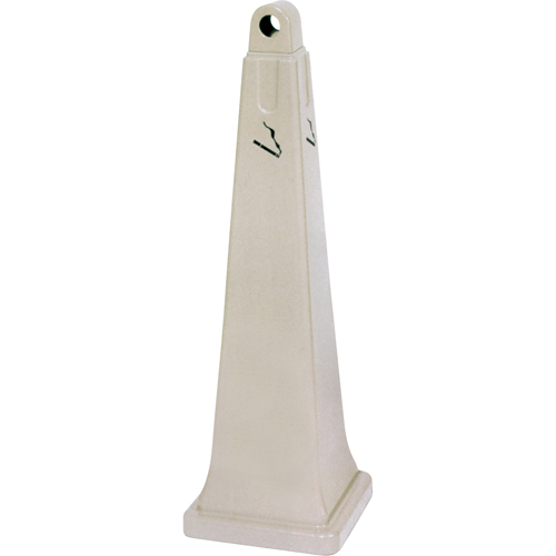 R&eacute;cup&eacute;rateurs de m&eacute;gots de cigarettes Groundskeeper, Sur pied, Plastique, Capacit&eacute; 1 gal. US, Hauteur 39-3/4" Southpoint Industrial Supply