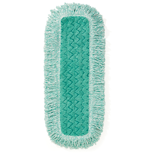 Hygen Dust Pads with Fringe, Hook and Loop Style, Microfibre, 18" L x 6" W Southpoint Industrial Supply