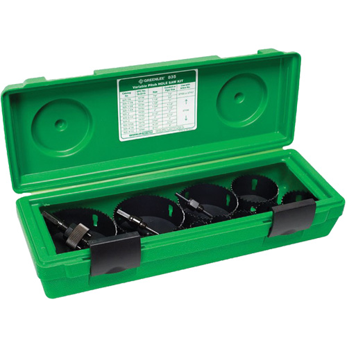 Bi-Metal Hole Saw Kit, 13 Pieces Southpoint Industrial Supply