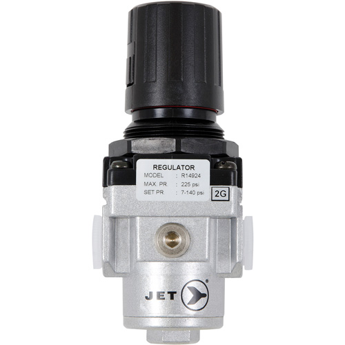 R&eacute;gulateur de d&eacute;bit dair interm&eacute;diaire, 3/8" NPT, PSI max. de 220 PSI, Canalisation Southpoint Industrial Supply
