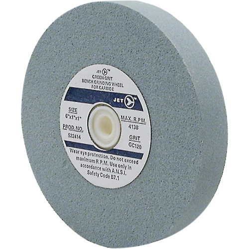 GC610M Bench Grinding Wheel, 6" x 1", 1" Arbor, Silicon Carbide Southpoint Industrial Supply