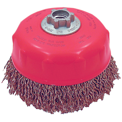 Brosse-boisseau &agrave; fils ondul&eacute;s MAXI-CRIMPED de premi&egrave;re qualit&eacute; Southpoint Industrial Supply