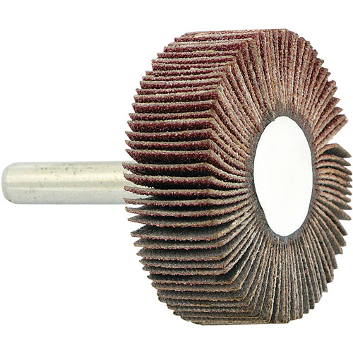Shaft Mounted Flapwheel, 80 Grit, 1-1/2" x 1/2" x 1/4" Southpoint Industrial Supply