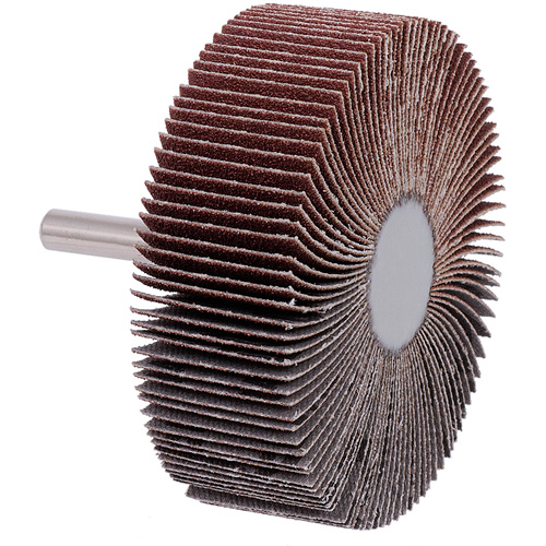 Roue &agrave; lamelles mont&eacute;e sur tige, Grain 60, 3" x 1" x 1/4" Southpoint Industrial Supply