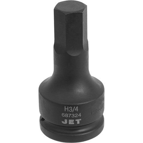Impact Bit Socket, Hex, 3/4" x 3/4" Drive Southpoint Industrial Supply
