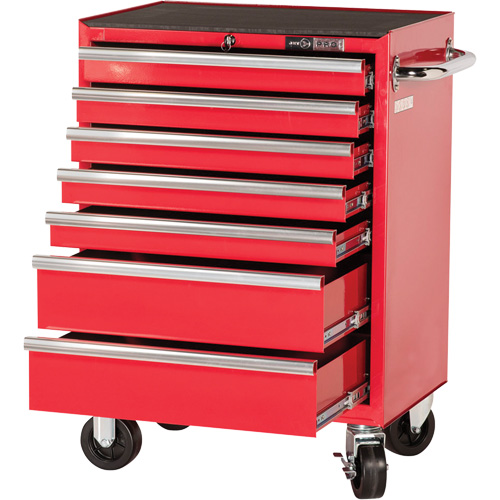 PRC2707 Pro Series Roller Cabinet, 7 Drawers, 27" W x 16" D x Red Southpoint Industrial Supply