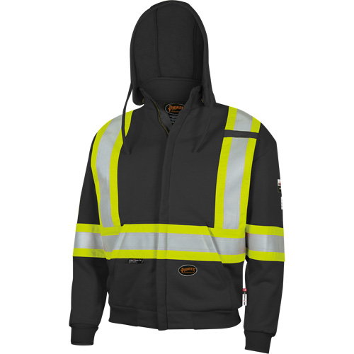 337SF Capuche &agrave; fermeture &eacute;clair ignifug&eacute;e, Hommes, Petit, Noir, 22 cal/cm² Southpoint Industrial Supply