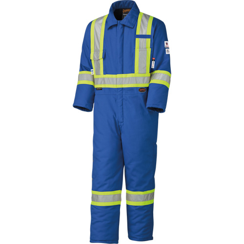 5522A High Visibility FR Rated & Arc Rated Safety Coveralls, Size 2X-Large, Royal Blue, 58 cal/cm² Southpoint Industrial Supply