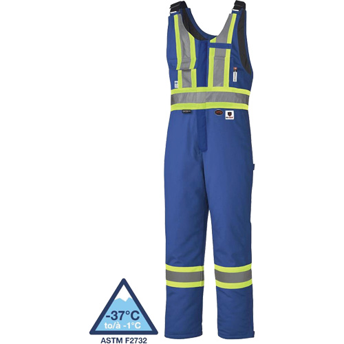 5524A Combinaison de s&eacute;curit&eacute; matelass&eacute;e ignifuge &agrave; haute visibilit&eacute;, 2T-Grand, Bleu royal Southpoint Industrial Supply