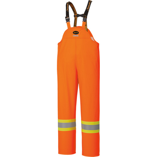 5893 Salopette FR imperm&eacute;able haute visibilit&eacute;, Grand, Orange haute visibilit&eacute; Southpoint Industrial Supply