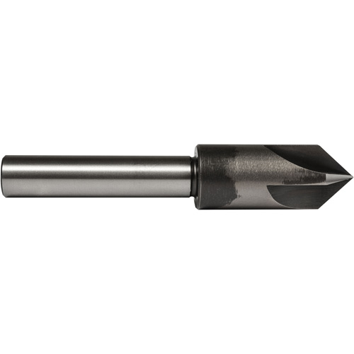 Fraise conique, 1", Acier rapide, Angle de 82°, 4 cannelures Southpoint Industrial Supply