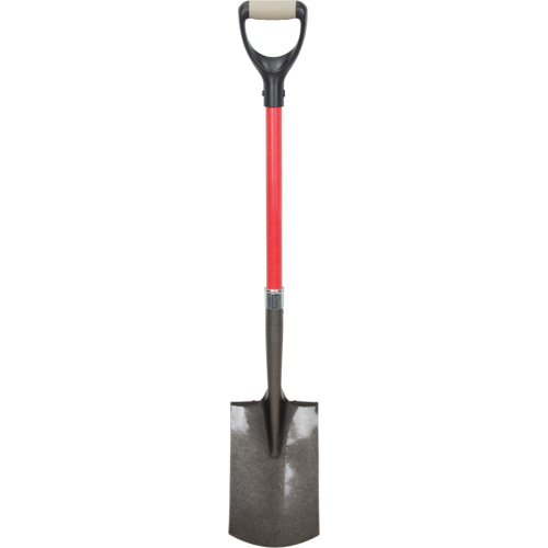 Heavy-Duty Shovels, Fibreglass, Carbon Steel Blade, D-Grip Handle, 30-1/2" Long Southpoint Industrial Supply