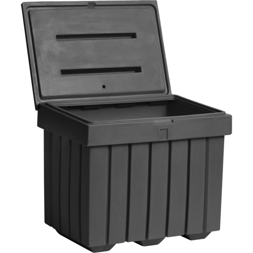 Economy Salt Sand Storage Container, 32" x 23" x 27-1/2", 10 cu. Ft., Grey Southpoint Industrial Supply