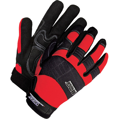 Heavy-Duty Performance Gloves with Padded Palms, Size Large, Synthetic Palm Southpoint Industrial Supply