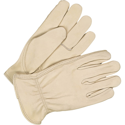 Gants de conducteur traditionnels, Grand, Paume en Cuir fleur de vache Southpoint Industrial Supply