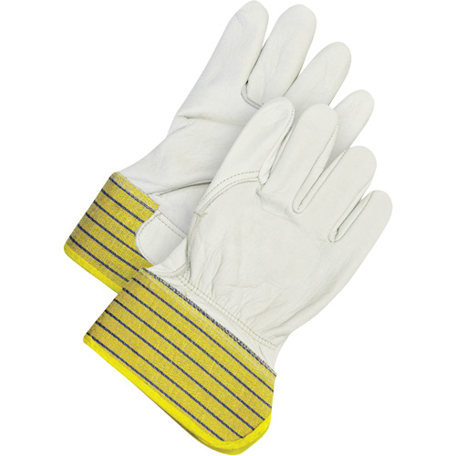 Gants d'ajusteur classiques, Grand, Paume en Cuir fleur de vache, Doublure en Molleton Southpoint Industrial Supply