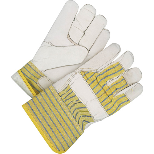 Gants d'ajusteur classiques, Taille unique, Paume en Cuir fleur de vache, Doublure en Molleton de coton Southpoint Industrial Supply