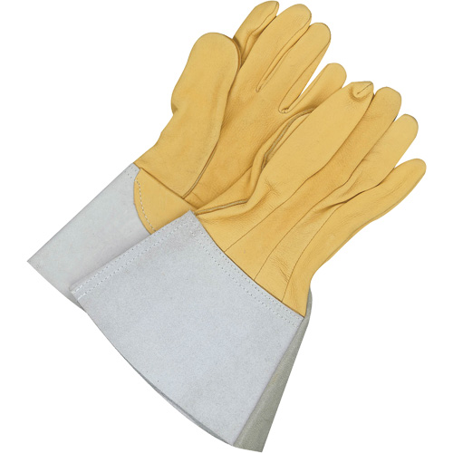 Gants de soudage &agrave; l'arc TIG en cuir de daim retourn&eacute; Gander Brand, Cuir fleur de daim, Taille 9 Southpoint Industrial Supply