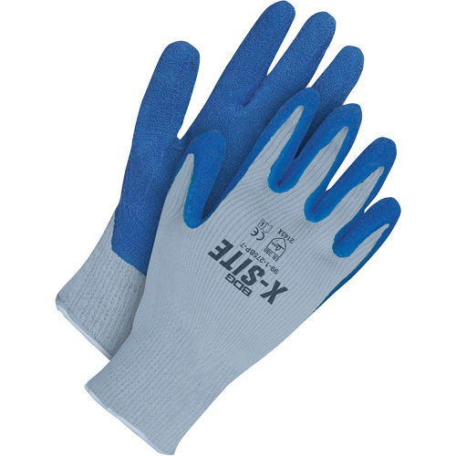 X-Site Coated Gloves, 10, Latex Coating, Poly-Cotton Shell Southpoint Industrial Supply