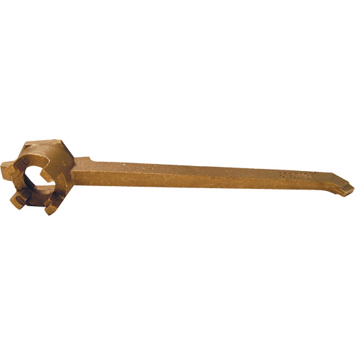 Cl&eacute; pour obturateur de baril, Poign&eacute;e 12", Bronze Southpoint Industrial Supply