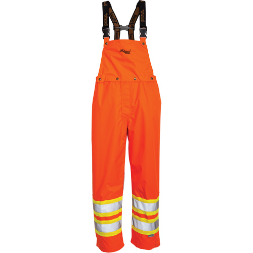 Journeyman&reg; 300D Bib Pants, Polyester, Large, High Visibility Orange Southpoint Industrial Supply
