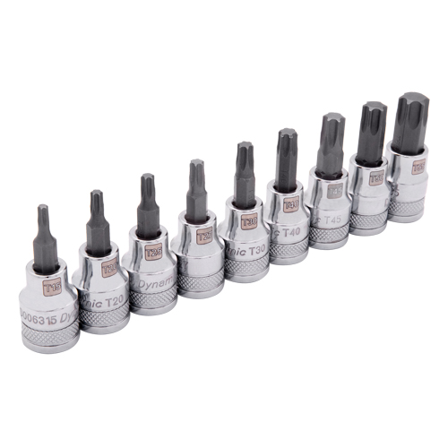 Standard Socket Set, Torx&reg;, 3/8" Drive, 9 Pcs Southpoint Industrial Supply