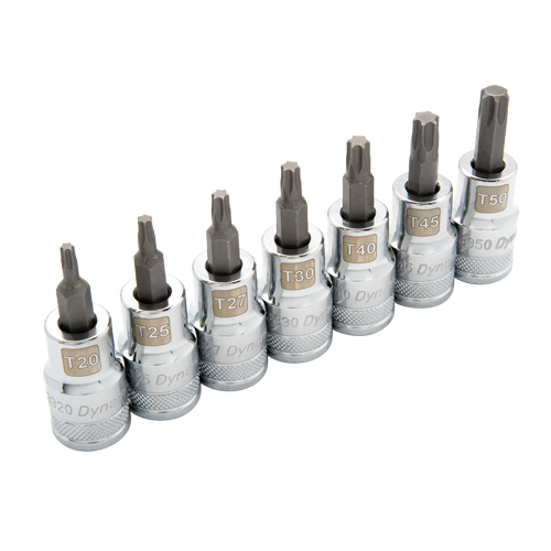 Standard Length Socket Set, Torx&reg;, 1/2" Drive, 7 Pcs Southpoint Industrial Supply
