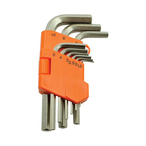 Hex Key Set, 9 Pcs., Metric Southpoint Industrial Supply