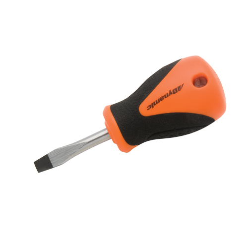 Tournevis court pour &eacute;crous &agrave; fente, Tige de 1/4", Ronde, 3-3/4" lo, Prise en Coussin&eacute;e Southpoint Industrial Supply