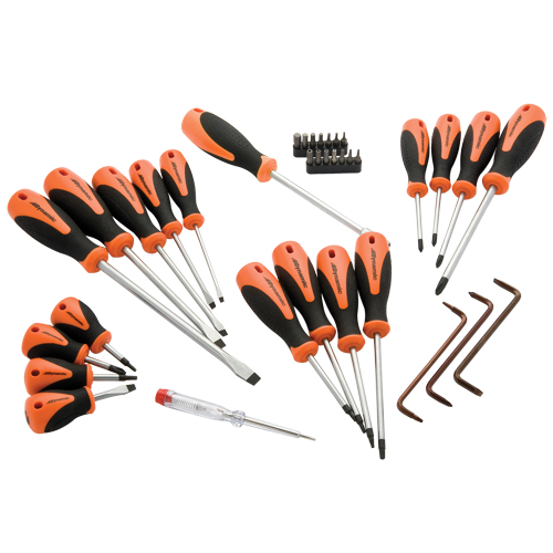 Screwdriver Set, 36 Pcs. Southpoint Industrial Supply