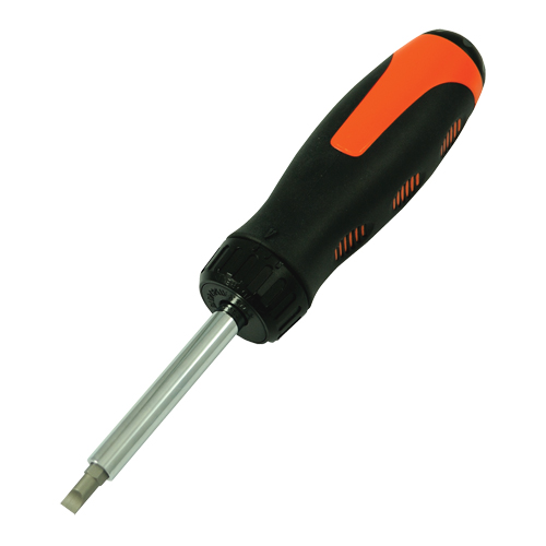Tournevis multi embouts &agrave; cliquet, 10-3/5" lo, Prise Coussin&eacute;e Southpoint Industrial Supply