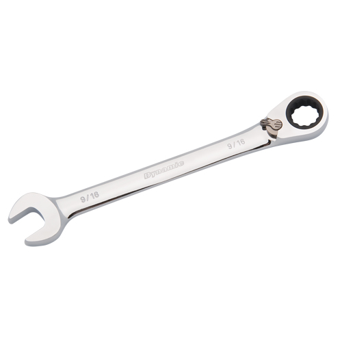 Reversible Combination Ratcheting Wrench, 12 Point, 3/8", Chrome Finish Southpoint Industrial Supply