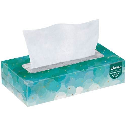 Papier-mouchoir Kleenex, 2 pli, 7,8" lo x 8,3" la, 100 feuilles/boîte Southpoint Industrial Supply
