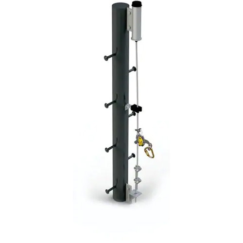 Support avec &eacute;cartement pour mat en acier Lad-Saf Southpoint Industrial Supply