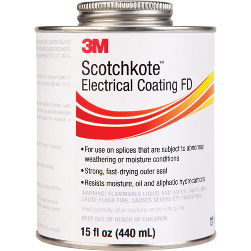 Rev&ecirc;tement &eacute;lectrique FD Scotchkote, Transparent, 15 oz, Canette Southpoint Industrial Supply