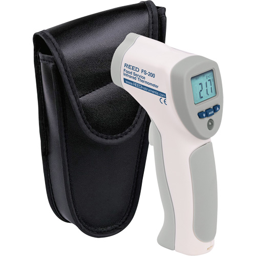 Food Service Infrared Thermometer, -4°- 392° F ( -20° - 200° C )/-58°- 4° F ( -50° - -20° C ), 8:1, Fixed Emmissivity Southpoint Industrial Supply