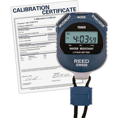 REED SW600 Stopwatch with ISO Certificate, Digital, Water Resistant Southpoint Industrial Supply
