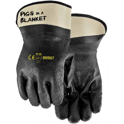 Gants enduits Pigs in a Blanket, Taille unique, R&ecirc;vetement Nitrile/PVC Southpoint Industrial Supply