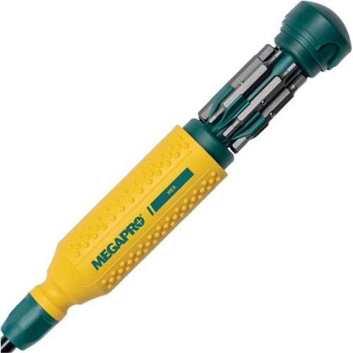 Original Hex 15-in-1 Multi-Bit Screwdriver, 8-37/50" L, Textured Handle Southpoint Industrial Supply