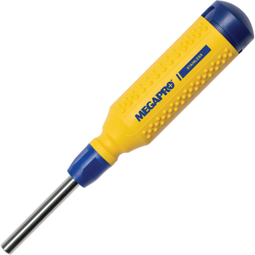 Tournevis multi embouts en acier inoxydable Original 15-en-1, 8-37/50" lo, Prise Textur&eacute; Southpoint Industrial Supply