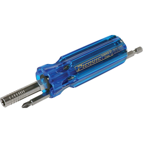 Super 8 Plus Multibit Screwdriver, Plastic Handle Southpoint Industrial Supply