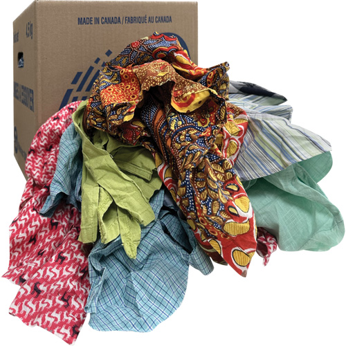 Chiffons d'essuyage, M&eacute;lange de couleurs, 10 lb Southpoint Industrial Supply